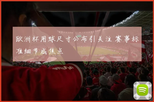欧洲杯用球尺寸公布引关注 赛事标准细节成焦点